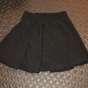 Black mini skirt